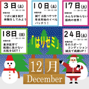 はりゼミ１２月